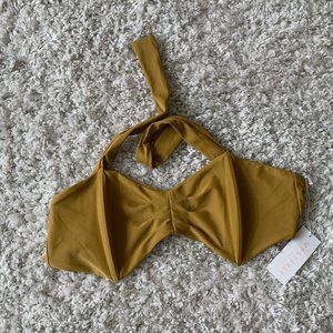 NWT Westerly size L bandeau bikini top